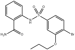 2-(4-bromo-3-propoxyphenylsulfonamido)benzamide2-(4-bromo-3-PROPOXYbenzeneSulfonamide)benzamide Structure