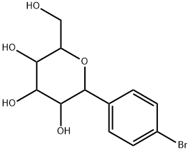 2-(4-溴苯基)-6-(羟甲基)四氢-2H-吡喃-3,4,5-三醇,2059927-00-1,结构式