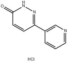 6-(吡啶-3-基)哒嗪-3(2H)-酮盐酸盐,2059941-42-1,结构式