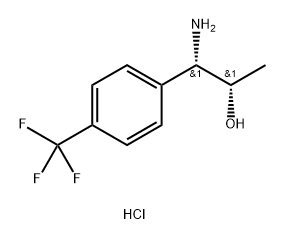 (1S,2S)-1-AMINO-1-[4-(TRIFLUOROMETHYL)PHENYL]PROPAN-2-OL HYDROCHLORIDE,2059965-37-4,结构式