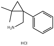 (2,2-DIMETHYL-1-PHENYLCYCLOPROPYL)METHANAMINE HYDROCHLORIDE 结构式