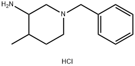 1-Benzyl-4-methylpiperidin-3-amine dihydrochloride 化学構造式