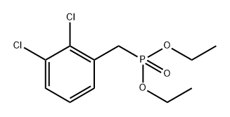 (2,3-二氯苄基)磷酸二乙酯, 206008-36-8, 结构式