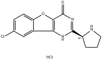 XL413 (hydrochloride) 化学構造式
