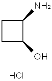 Cyclobutanol, 2-amino-, hydrochloride (1:1), (1S,2R)- Structure