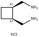 顺式-1,2-环丁二甲胺二盐酸盐, 206991-53-9, 结构式