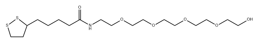 Lipoamido-PEG4-alcohol,2069955-60-6,结构式