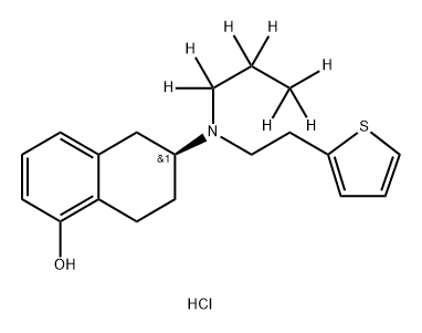 [2H7]-Rotigotine Hydrochloride Structure