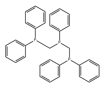 Phosphine, bis[(diphenylphosphino)methyl]phenyl- Struktur