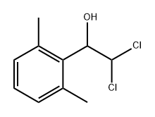 2,2-dichloro-1-(2,6-dimethylphenyl)ethanol 结构式