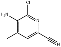 5-amino-6~chloro-4-methylpyridine-2-carbonitrile Structure