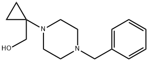 (1-(4-Benzylpiperazin-1-yl)cyclopropyl)methanol Structure