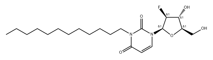 2'-Deoxy-2'-fluoro-N3-(n-dodecyl)-beta-D-arabinouridine|