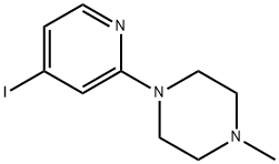 1-(4-Iodo-2-pyridinyl)-4-methyl-piperazine Structure