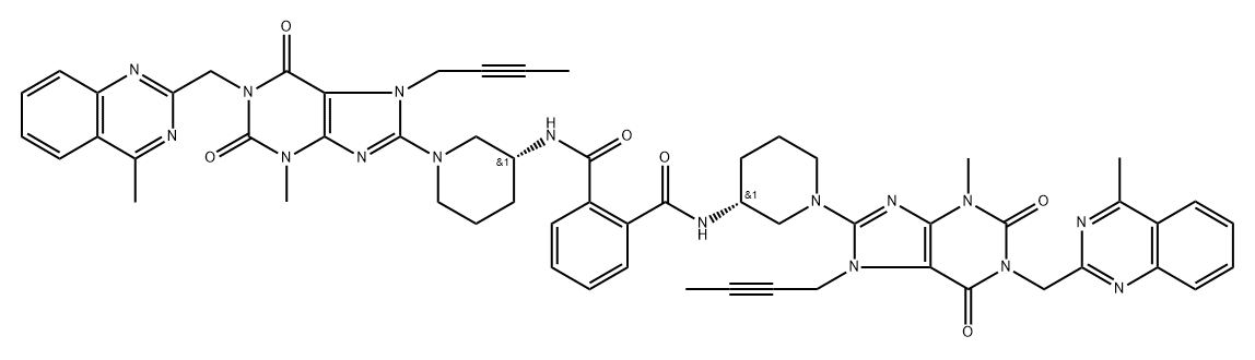 Linagliptin Impurity 29 化学構造式