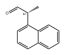 2-(naphthalen-1-yl)propanal 化学構造式