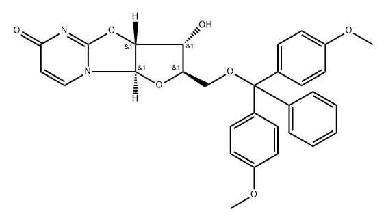 5'-O-DMT-2,2'-anhydrouridine,207724-65-0,结构式