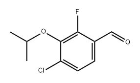 4-Chloro-2-fluoro-3-isopropoxybenzaldehyde 结构式