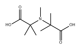 2,2'-(甲基氮杂二基)双(2-甲基丙酸) 结构式