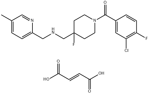 化合物 BEFIRADOL FUMARATE 结构式