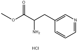 Methyl 2-amino-3-(pyridin-3-yl)propanoate dihydrochloride Struktur