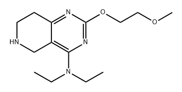 N,N-Diethyl-5,6,7,8-tetrahydro-2-(2-methoxyethoxy)pyrido[4,3-d]pyrimidin-4-amine Struktur