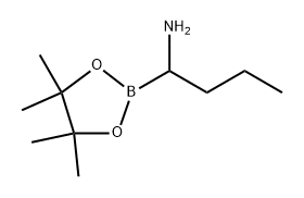 1,3,2-Dioxaborolane-2-methanamine, 4,4,5,5-tetramethyl-α-propyl- Structure