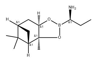 (ALPHAR,3AS,4S,6S,7AR)-ALPHA-乙基六氢-3A,5,5-三甲基-4,6-甲桥-1,3,2-苯并二氧杂硼杂环戊烯-2-甲胺,208521-42-0,结构式