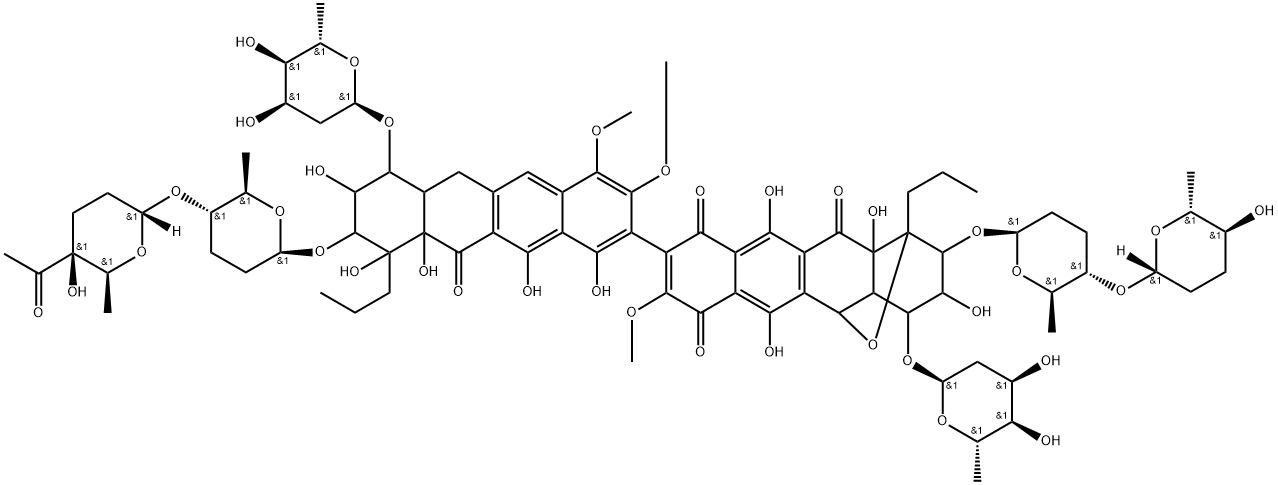 云雀霉素 C, 208588-83-4, 结构式