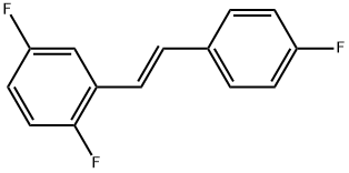 (E)-1,4-difluoro-2-(4-fluorostyryl)benzene 结构式