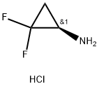 Cyclopropanamine, 2,2-difluoro-, hydrochloride (1:1), (1R)-, 2089150-96-7, 结构式