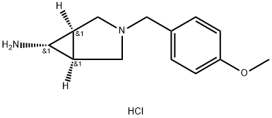 3-[(4-methoxyphenyl)methyl]-3-azabicyclo[3.1.0]hexan-6-amine dihydrochloride Structure