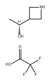 (1R)-1-(AZETIDIN-3-YL)ETHAN-1-OL, TRIFLUOROACETIC ACID, 2089246-11-5, 结构式