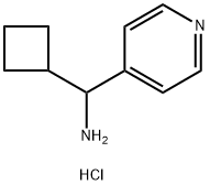 CYCLOBUTYL(PYRIDIN-4-YL)METHANAMINE DIHYDROCHLORIDE, 2089255-54-7, 结构式