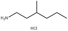 3-甲基己-1-胺盐酸盐 结构式