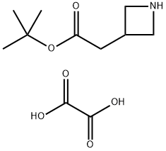 oxalic acid, tert-butyl 2-(azetidin-3-yl)acetate 化学構造式