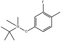 tert-butyl(3-fluoro-4-methylphenoxy)dimethylsilane Structure