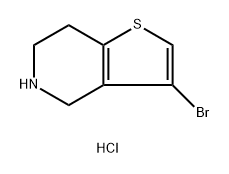 3-bromo-4H,5H,6H,7H-thieno[3,2-c]pyridine hydrochloride Structure
