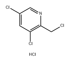 3,5-Dichloro-2-(chloromethyl)pyridine hydrochloride,2089320-14-7,结构式