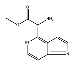 methyl 2-amino-2-{5H-pyrrolo[3,2-c]pyridin-4-yl}acetate Structure