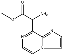 methyl 2-amino-2-{imidazo[1,2-a]pyrazin-8-yl}acetate,2089674-18-8,结构式