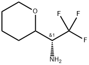 C7H12F3NO 2H-Pyran-2-methanamine, tetrahydro-α-(trifluoromethyl)-, (αR)- Structure