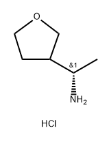 3-Furanmethanamine, tetrahydro-α-methyl-, hydrochloride (1:1), (αS)- Structure