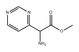 methyl 2-amino-2-(pyrimidin-4-yl)acetate,2089691-43-8,结构式