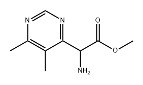 methyl 2-amino-2-(5,6-dimethylpyrimidin-4-yl)acetate,2089692-00-0,结构式