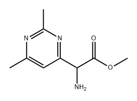 2089717-07-5 methyl 2-amino-2-(2,6-dimethylpyrimidin-4-yl)acetate