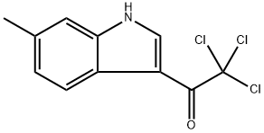 2,2,2-trichloro-1-(6-methyl-1H-indol-3-yl)ethan-1-one Struktur