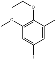 2-ethoxy-5-iodo-1-methoxy-3-methylbenzene 结构式