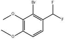 2-溴-1-(二氟甲基)-3,4-二甲氧基苯,2090536-09-5,结构式