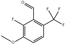 2-Fluoro-3-methoxy-6-(trifluoromethyl)benzaldehyde Structure